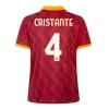 Camisolas AS Roma Cristante 4 4º Equipamento 2023-24 Manga Curta